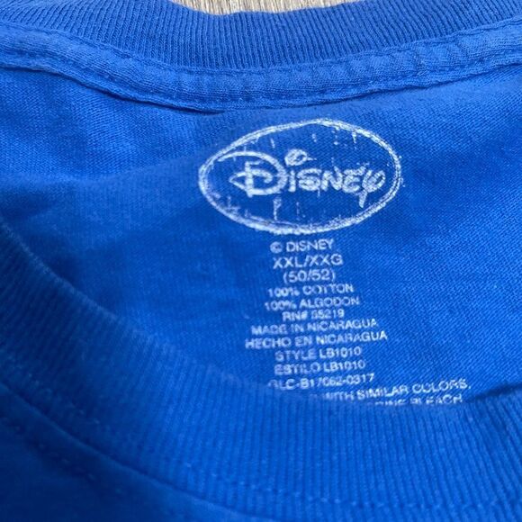 Vintage Disney Short Sleeve Blue T-Shirt Size XXL - Picture 4 of 4